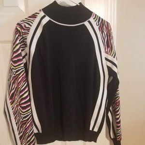 Bright animal print ASOS sweater